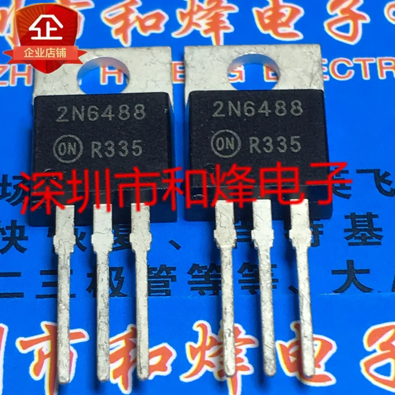 5PCS-10PCS 2N6488  TO-220 80V 15A   On Stock  New And Origjnal