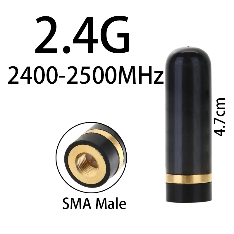 2.4GHz Soft Antenna Unmanned Aerial Vehicle Warning Equipment, Handheld Jammer, Detector Small Antenna, WIFI Short Antenna