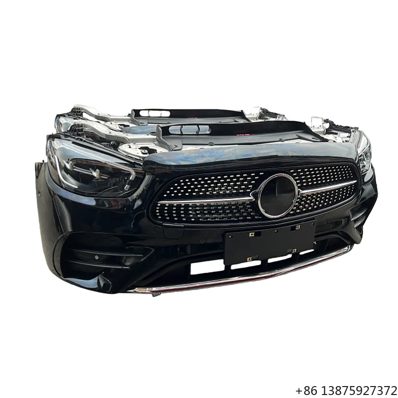 

Front Bumper Assembly with Radiator for E-Class w213 LCI Body Kit 2021-2023 Line Original Bumpers