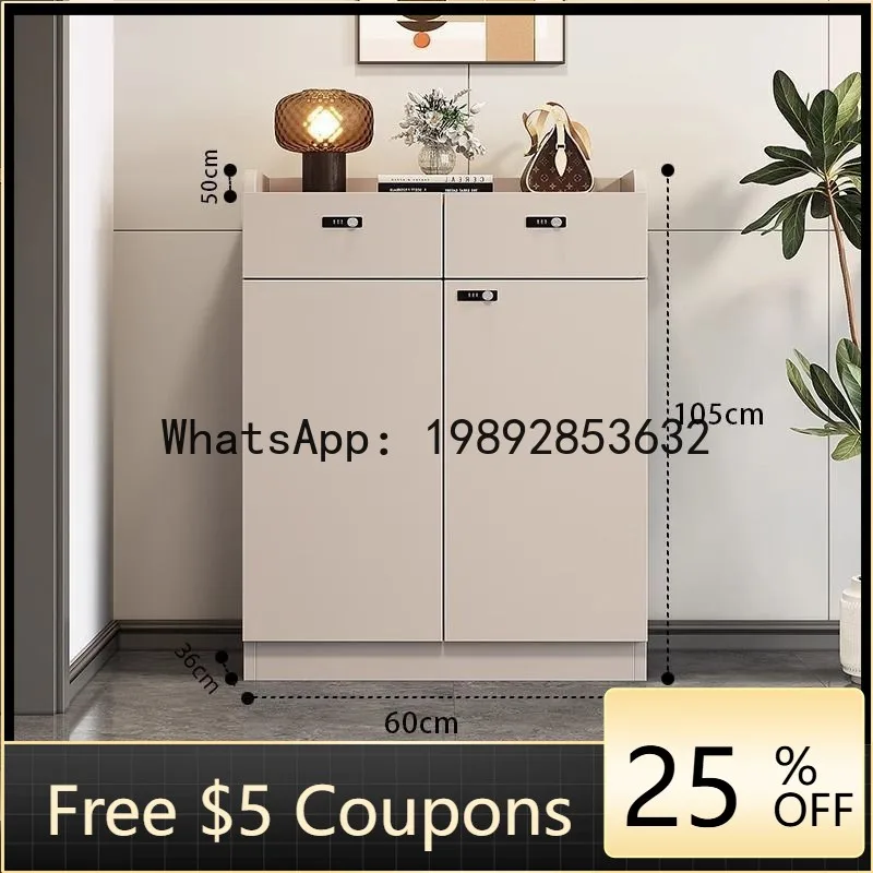 

Z1 Lockable Shoe Cabinet Anti-Theft Password Household Outdoor Cabinet Hallway Elevator Entrance Corridor Storage Cabinet