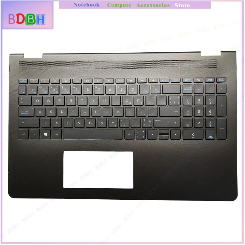 For HP Pavilion x360 15-BR 15T-BR001TX TPN-W126 Palmrest With Backlit Keyboard