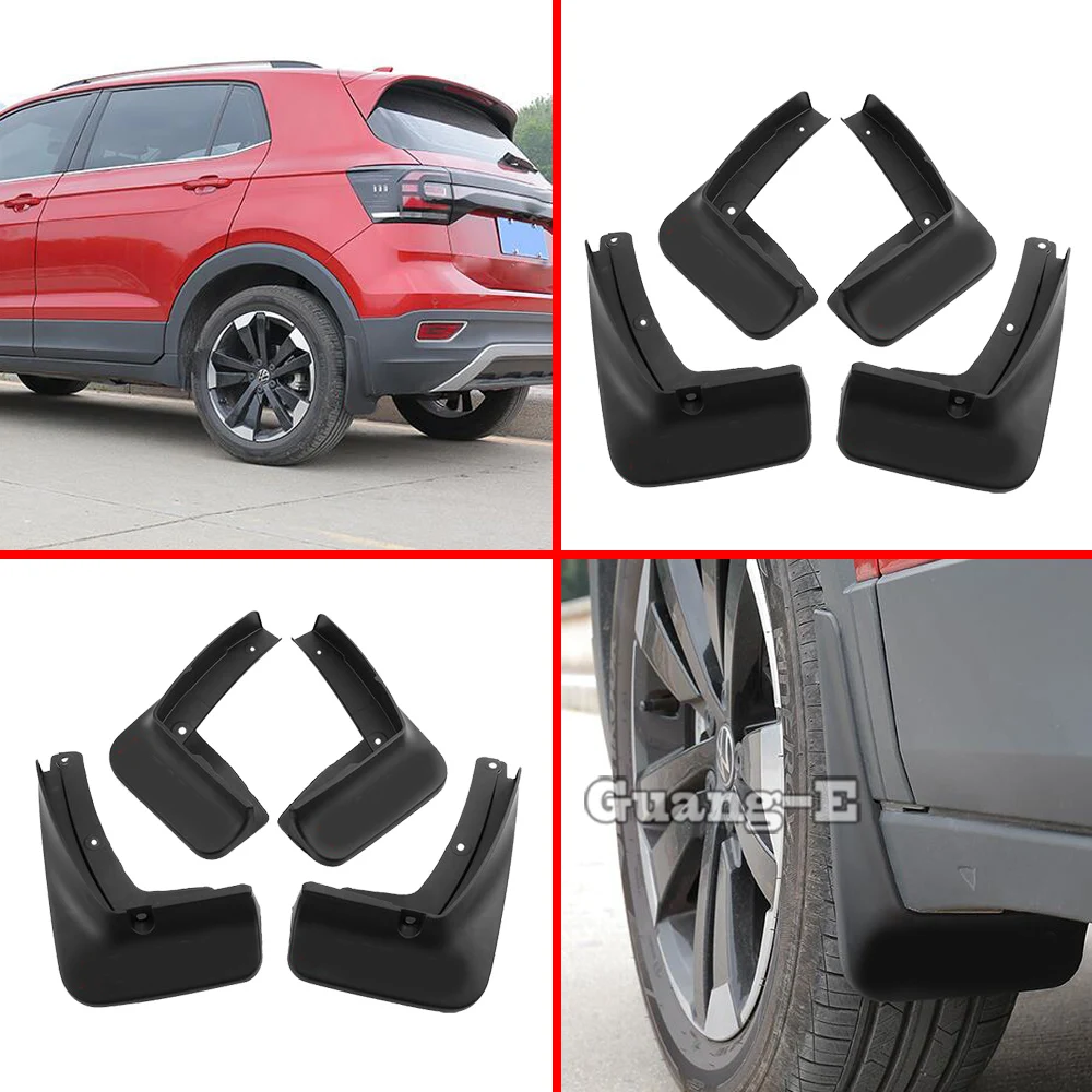 For Volkswagen VW T-cross Tcross 2019 2020 2021 2022 2023 Sticker Fender Soft Mudguard Protection Flap Splash Mud Guard Frame