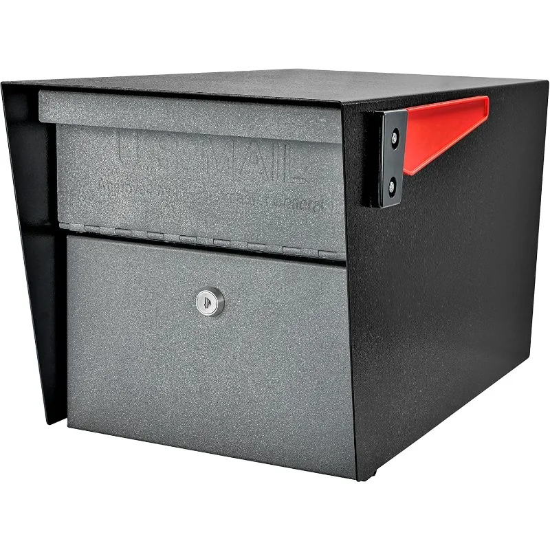 

7521 Mail Manager Locking Mailbox, Large, Black & Granite