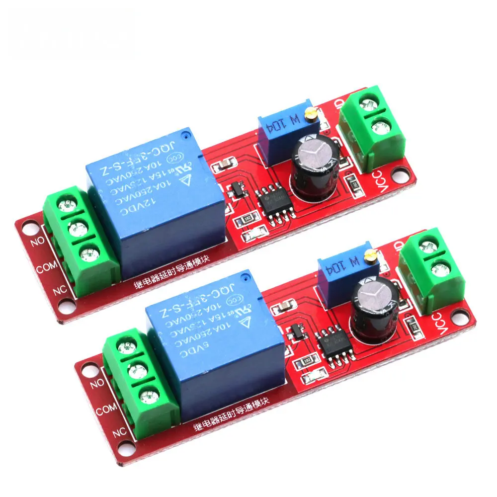 Timer Switch Adjustable Disconnect Module Time delay relay Module NE555 DK555 DC 12V Delay relay shield 0~10S Car Oscillator