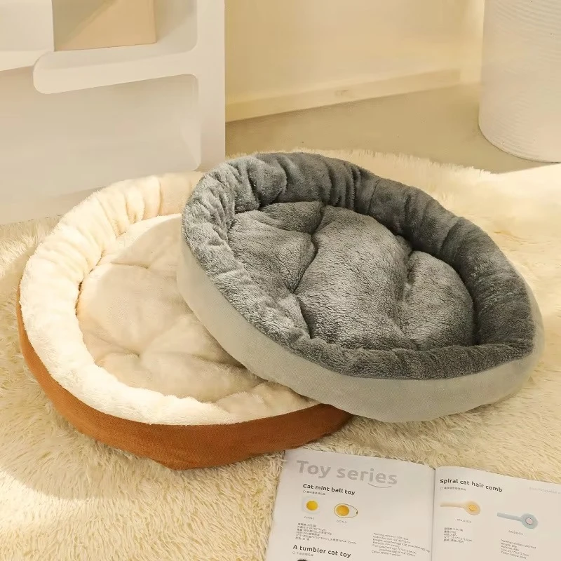 Pet Dog Bed Warm House Kennel Teddy Square Nest Pet Kennel for Small Medium Large Dogs Cats Puppy Plus Size Cat Cushion Beds