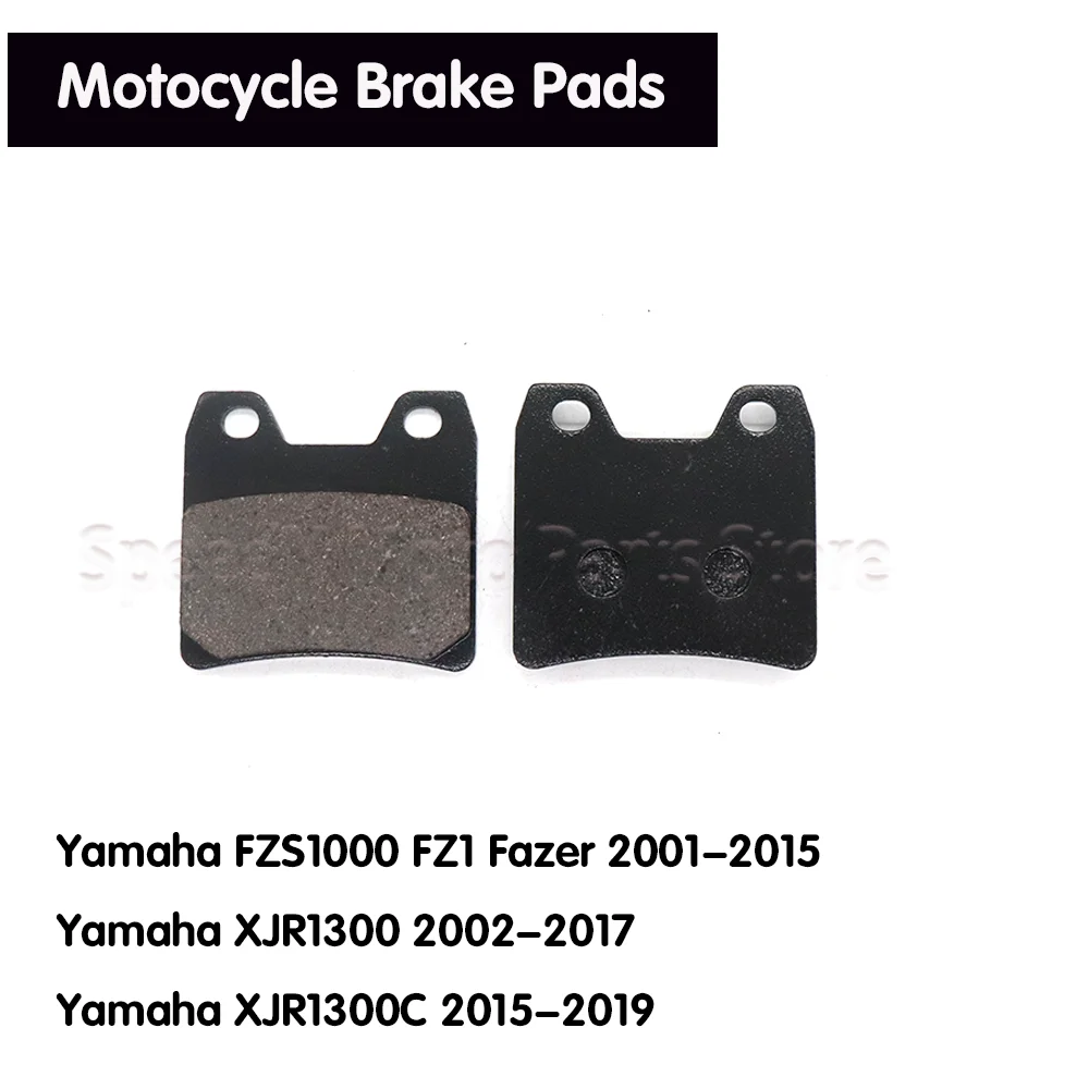 Motorcycle Accessories Rear Brake Pads Kit For Yamaha XJR1300 XJR1300C FZS1000 FZ1 Fazer XJR 1300 C FZS 1000 2002-2019