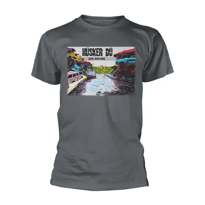 Husker Du 'Zen Arcade' Charcoal T shirt NEW