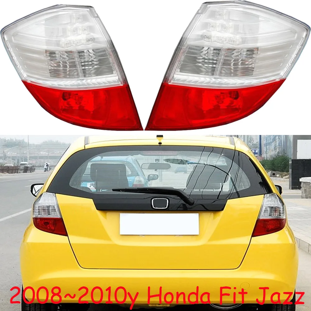 1pcs Hatch-back car bumper tail light for Honda Jazz Fit taillight no bulb 2008~2010y Taillamp for Honda Jazz Fit fog lamp