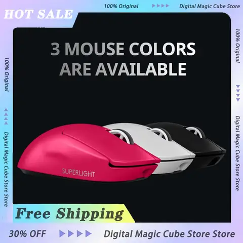 Logitech G PRO X SUPERLIGHT 2 Wireless Gaming Mouse with 5 Programmable Buttons 60 g Pro-grade Mouse 44k DPI Sensor 8 kHz Rep