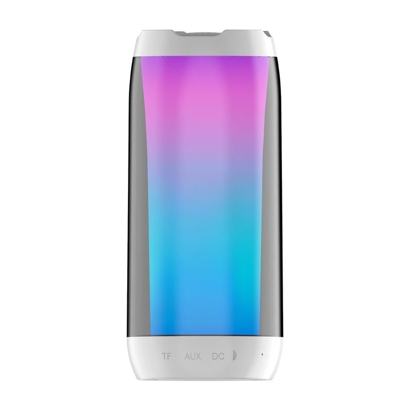 

Intelligent Voice Wireless RGB Colorful Light Subwoofer Colorful Glare Small Desktop Computer Speaker