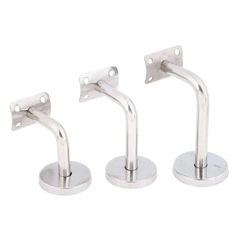 ~Stair Wall Handrail Brackets Stainless Steel Strong Bearing Stair Railing Support Hand Rail Balustrade For Household Hotels