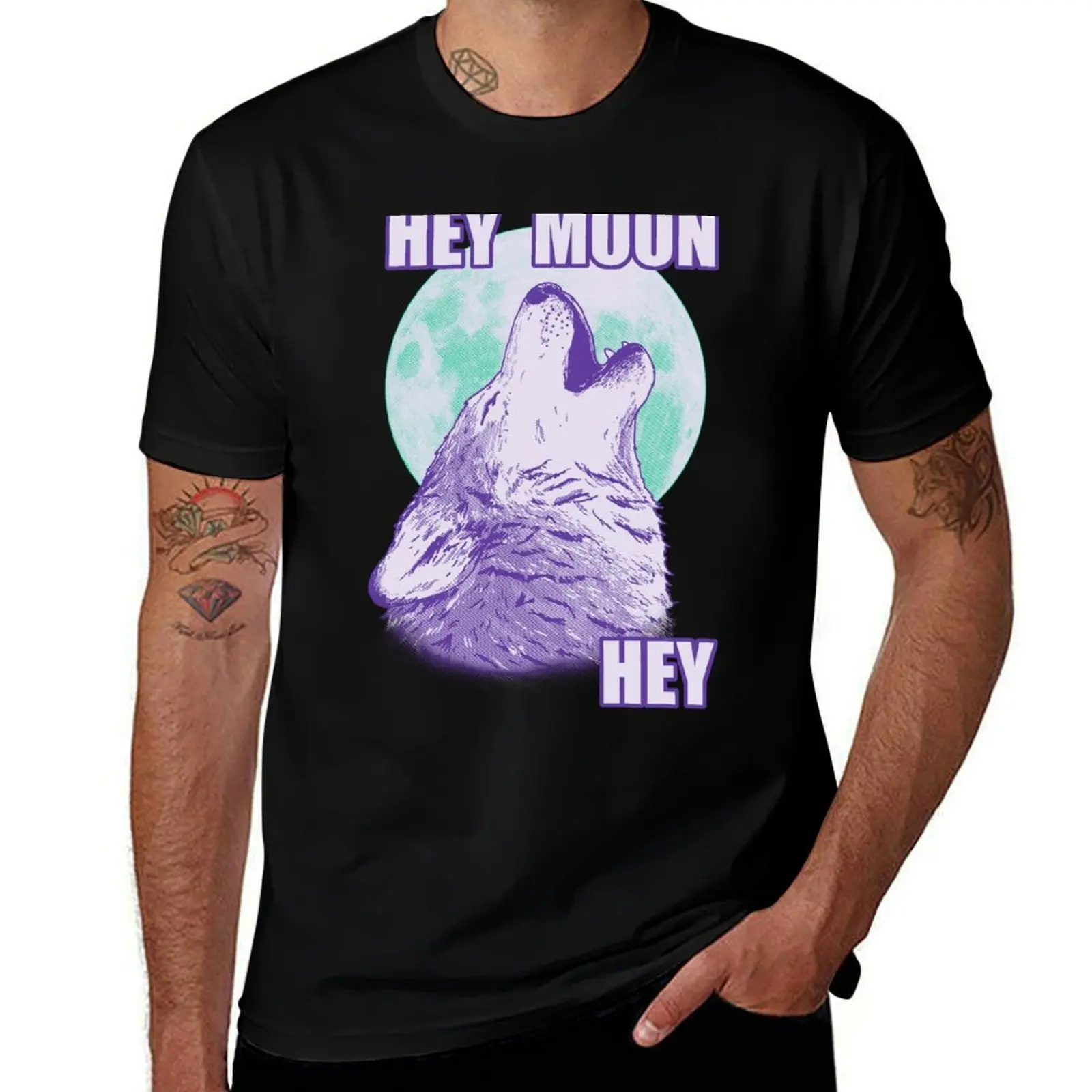 

Hey Moon Hey T-Shirt shirts graphic tees shirts graphic tee cute tops clothing for men