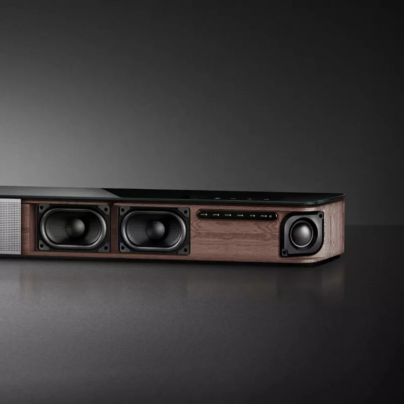 Système audio de cinéma maison MAX 7S, barre sonore TV en bois, bouteilles de caisson de basses, AUX, USB, optique, 5.1