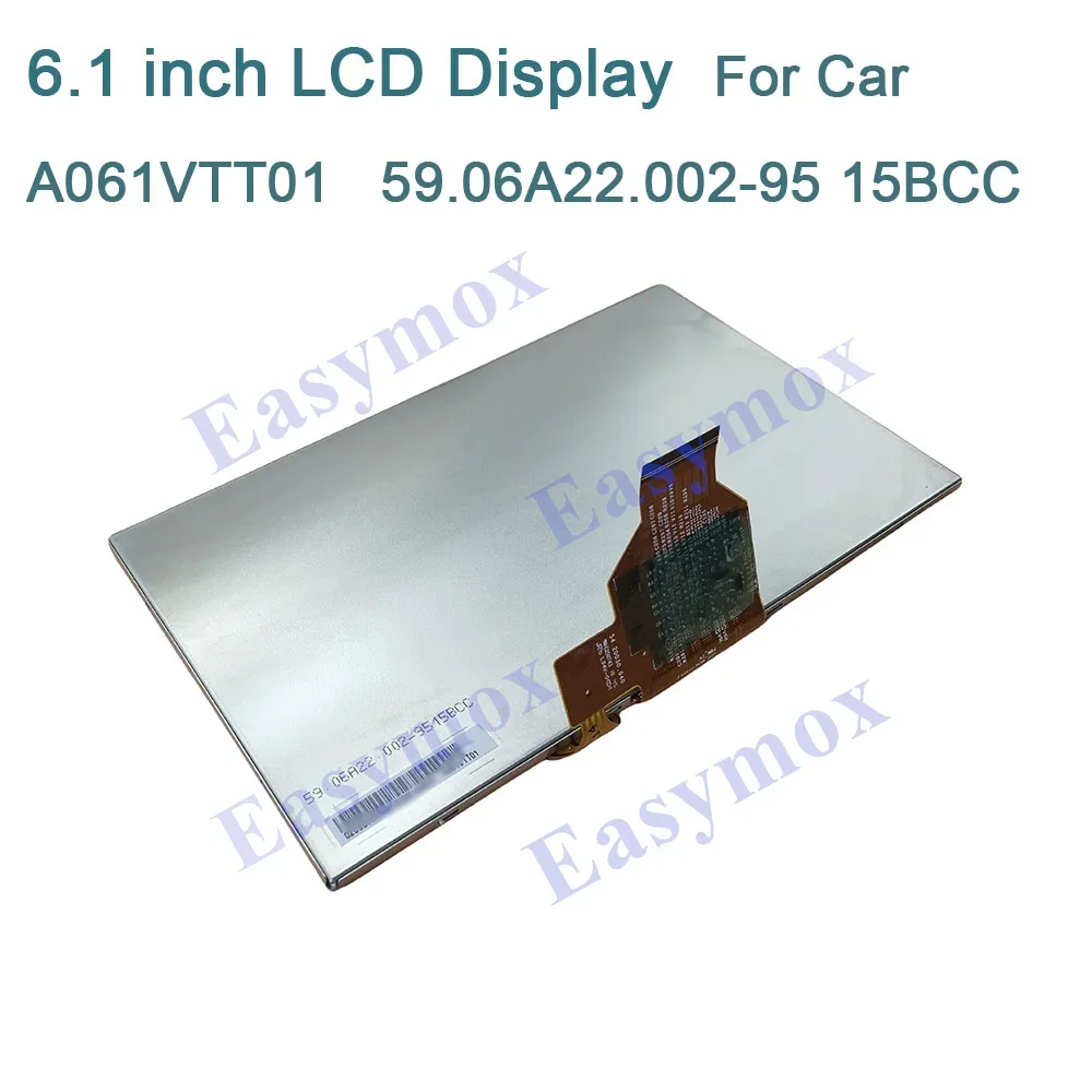 A061VTT01 59.06A22.002-95 15BCC  6.1Inch LCD Display  for Car Instrument Cluster Dashboard  Navigation Screen