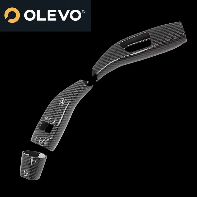New Fit For Xiaopeng G6 G9 P5 P7 P7i G3 Xpeng Car Gear Lever Protective Cover Steering Shift Lever Sticker Carbon Fiber Modifica