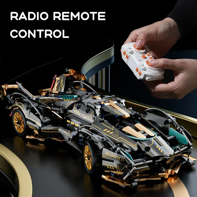 Voiture de Sport de course technique 1:14, modèle 1000 + pièces, blocs de construction, véhicule de vitesse, supercar, briques, Puzzle, jouet pour enfant et adulte, cadeau de noël