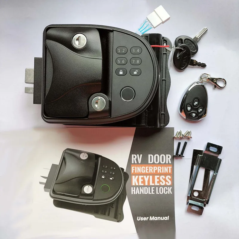 

Smart RV LOCK fingerprint password remote control RV lock car all-metal electronic lock