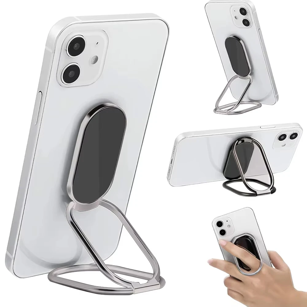 حامل متعدد الوظائف قابل للطي قابل للدوران كسول الظهر ملصق حلقة مشبك حامل هاتف للهاتف المحمول والكمبيوتر اللوحي حامل الهاتف المحمول #3