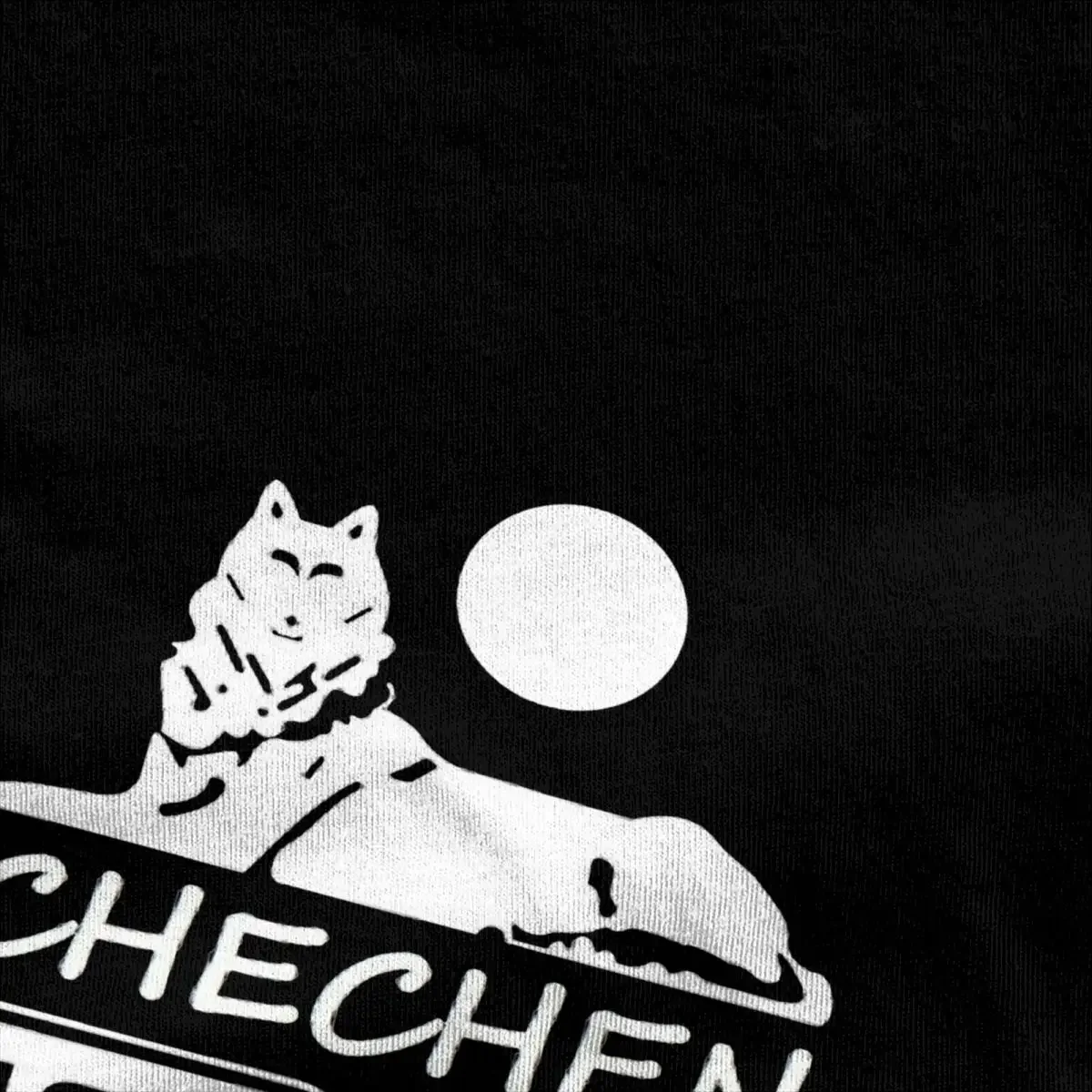 Chechen Borz T-Shirt Men Animals Vintage Cotton T-Shirts Beach Crewneck Hip Hop Tees Loose Oversized Clothes