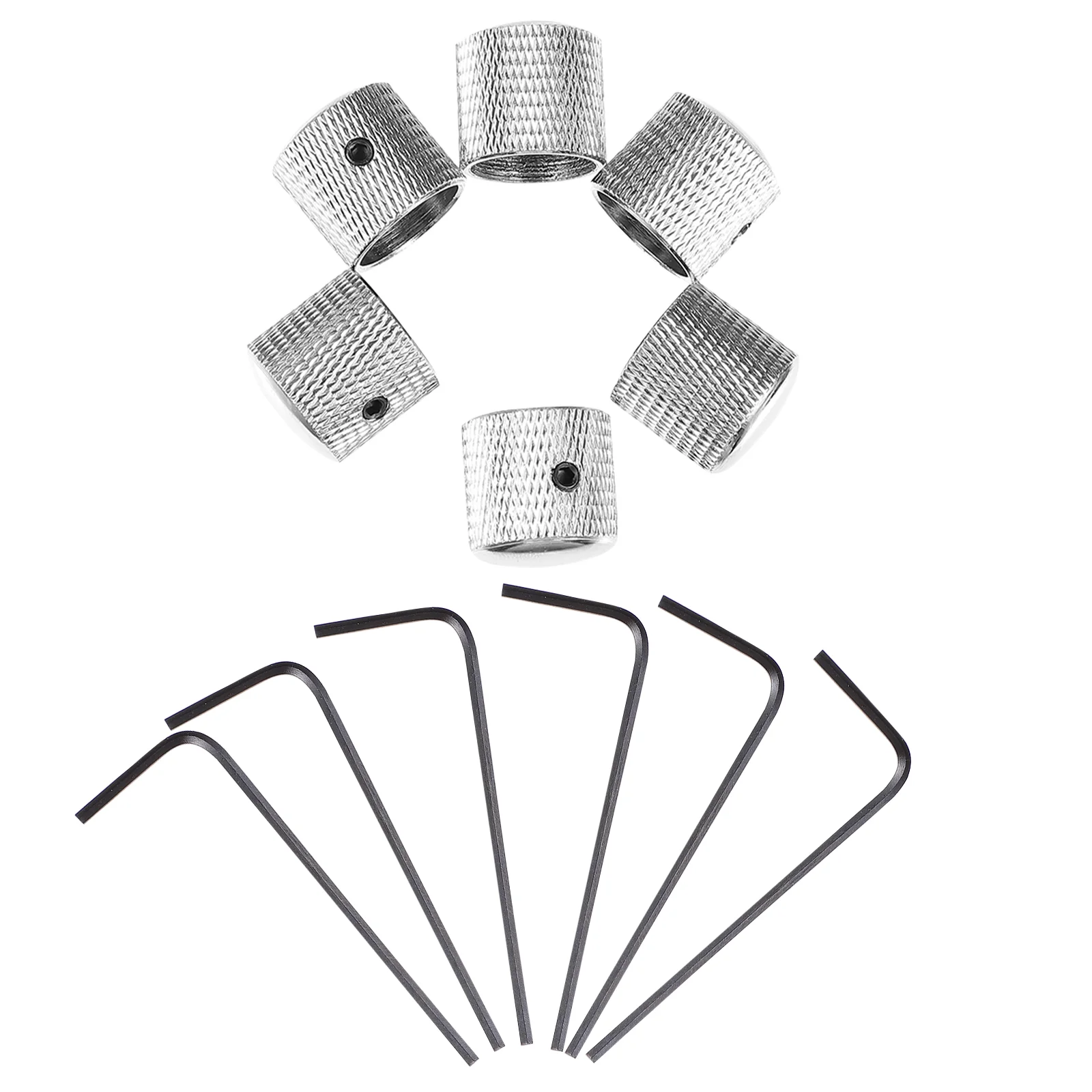 

12 Pcs Volume Knob Control for Electric Guitar Amplifier Knobs Instrument Accessories Effect Cap Pedal Bass
