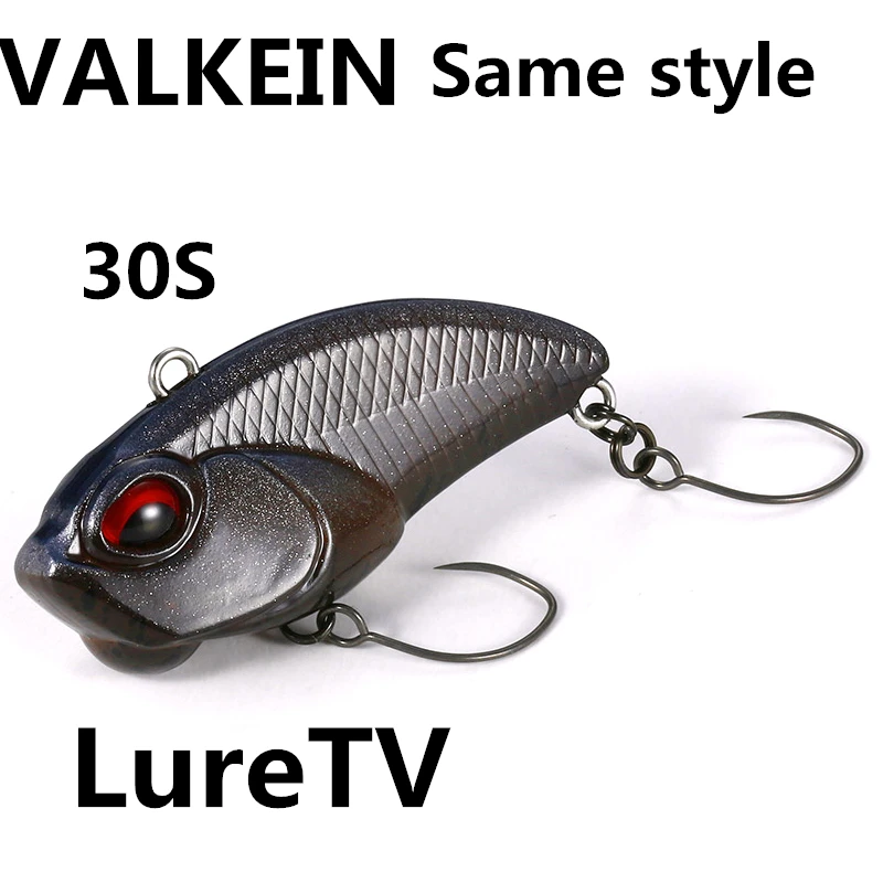 LURETV Japanese VALKEIN SAME STYLE Li Worm 3.6g Submerged VIB Stream Bait Rainbow Trout Worm Fish