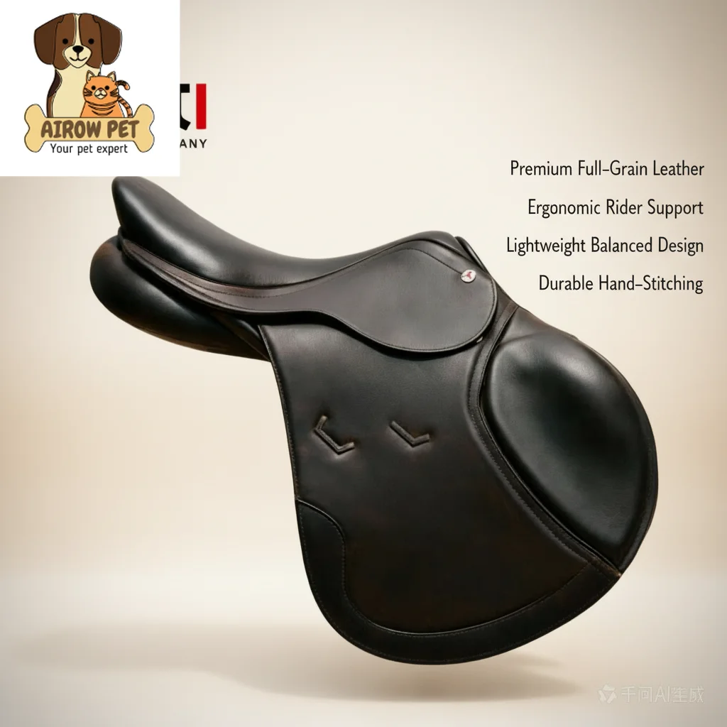 

Ultimate Endurance Trail Horse Saddle English Jumping Saddle Blue Lightweight Secure Fit Breathable Seat