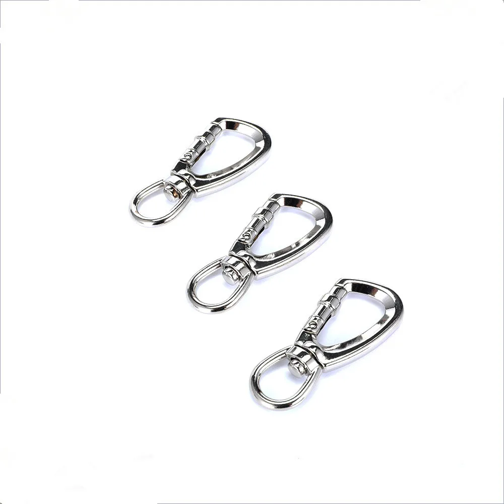 1pcs Dog swivel clasp lobster claws thick hooks Can Be Locked clasp hand accessories hand bag metal hook hanger Carabiner Pet Le