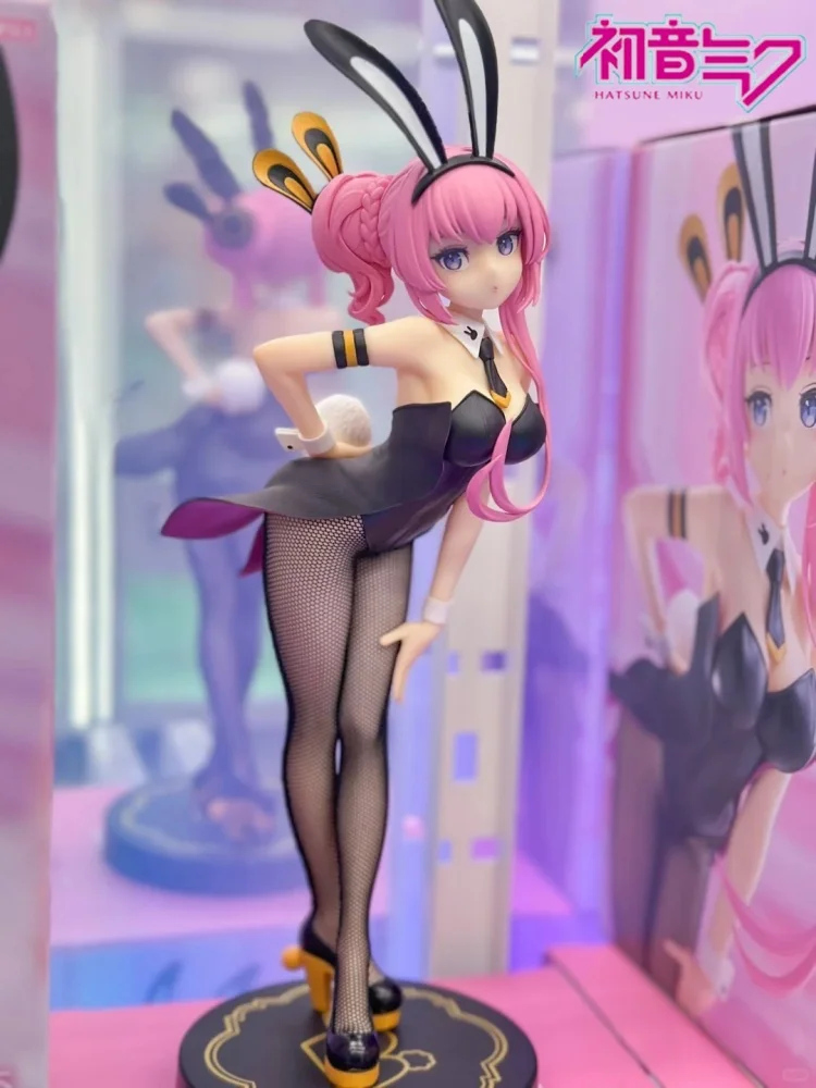 本物のフリュー-アニメおもちゃ-初音ミク-霎夜ルカ-クイーンバニー-28cm-フィギュア-モデル-オーナメント-かわいい女の子のおもちゃ-クリスマスギフト