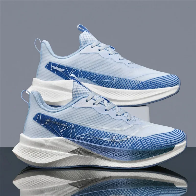 Marathon-Laufschuhe für Herren, leicht, für Spezialsportarten, atmungsaktiv, sportlich, bequem, für Damen, rutschfeste Turnschuhe mit Carbonplatte