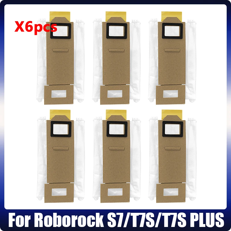Sac anti-poussière pour roborock S7 / T7s / T7s plus, accessoires de robot de balayage avec grande capacité pour Kits de pièces de rechange de remplacement à domicile