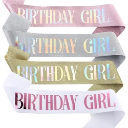 Happy Birthday Queen Girl Satin Sash 21 30 50 Birthday Sash Party Supplies Birthday Decoration Wedding Anniversary Decors
