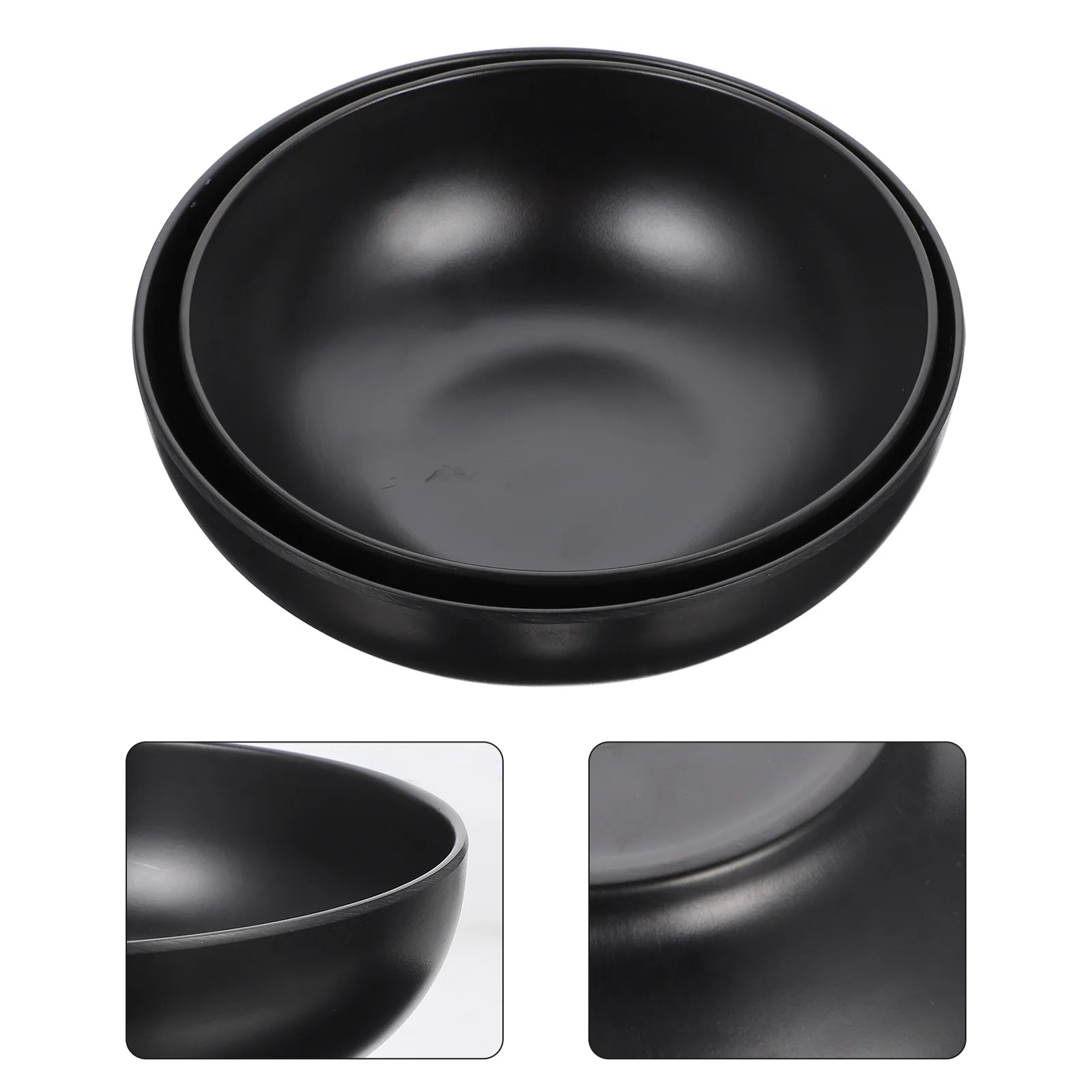 

2Pcs Melamine Japanese Style Soup Bowl Safe Household Food Serving Ramen Noodle Tableware Noodle Bowl Kitchen Supplies