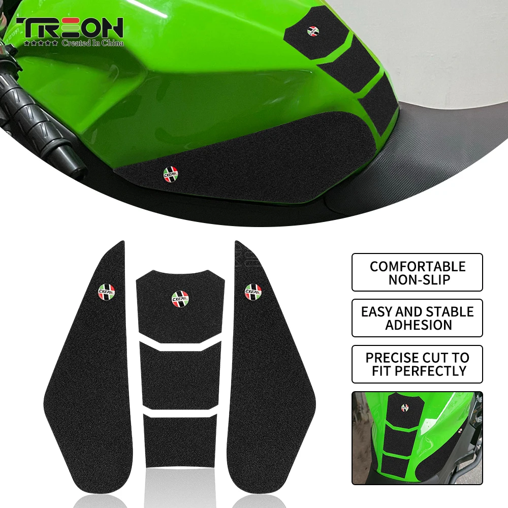 Für kawasaki ninja400 z400 2015-2018 motorrad rutsch feste tank pad 3m seite gas knie griff traktion pads schutz aufkleber