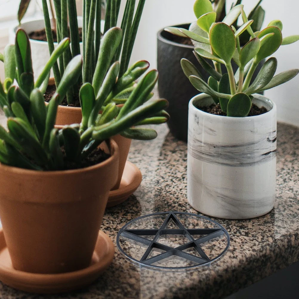 

20pcs Plant Breathable Bracket Thickened Saucer for Indoor Outdoor Prevent Root Rot Planter Trays Flower Pot Bottom Black