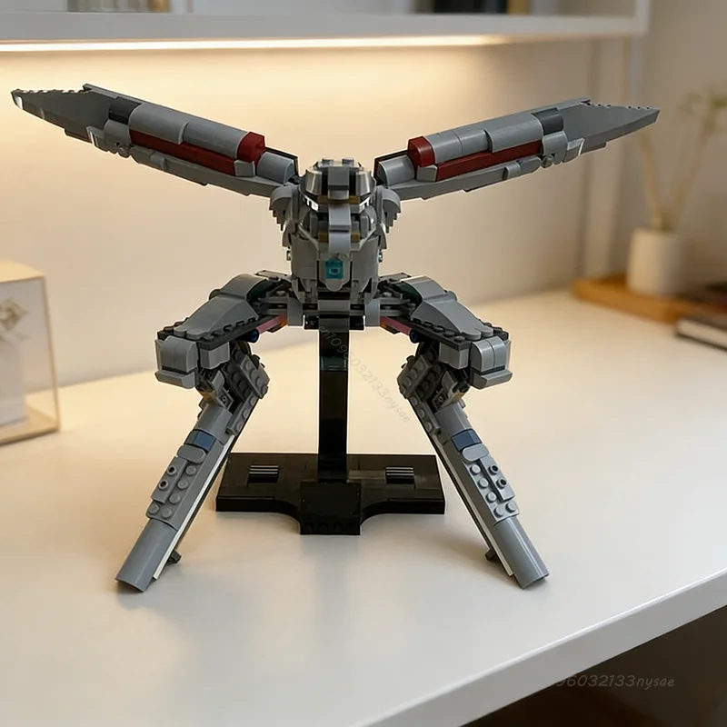 

MOC Custom Metal Gear Solid Series Metal Gear Ray Building Blocks Model DIY Creative Education Assembly Bricks Toys Kids Gifts