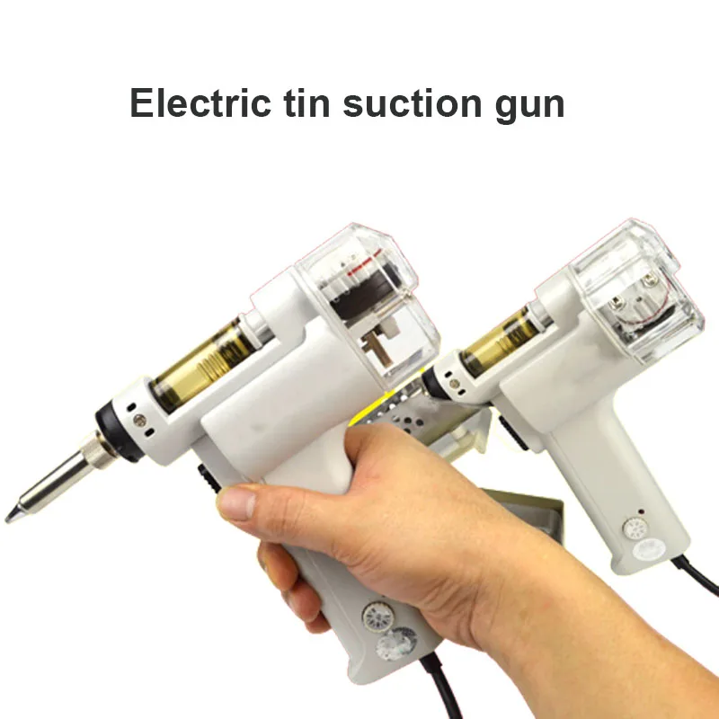 Portable Electric Vacuum Soldering Remove Pump Desoldering Machine Heating Core Tin Suction Gun 110V/220V