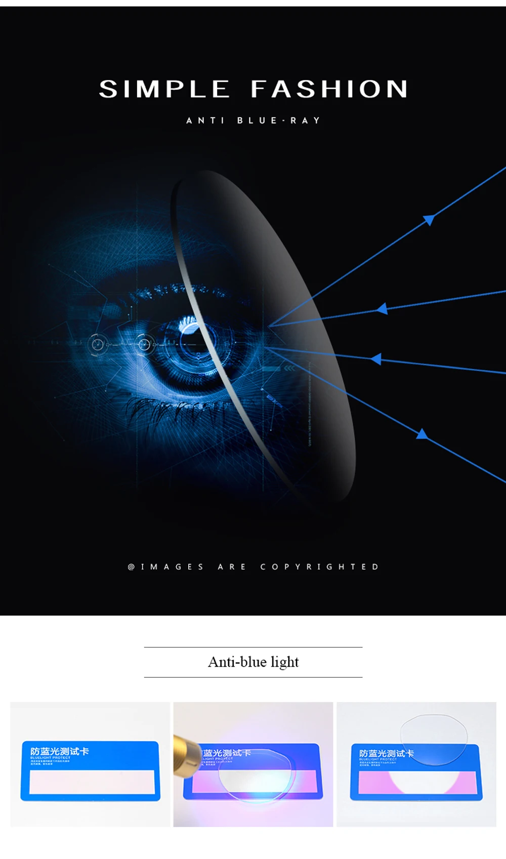 Sonne Multi-fokale Progressive Lesebrille Männer Frauen Mode Anti Blue Ray Presbyopie Brille Computer Optische Weit In Der Nähe Brillen – Detail 7