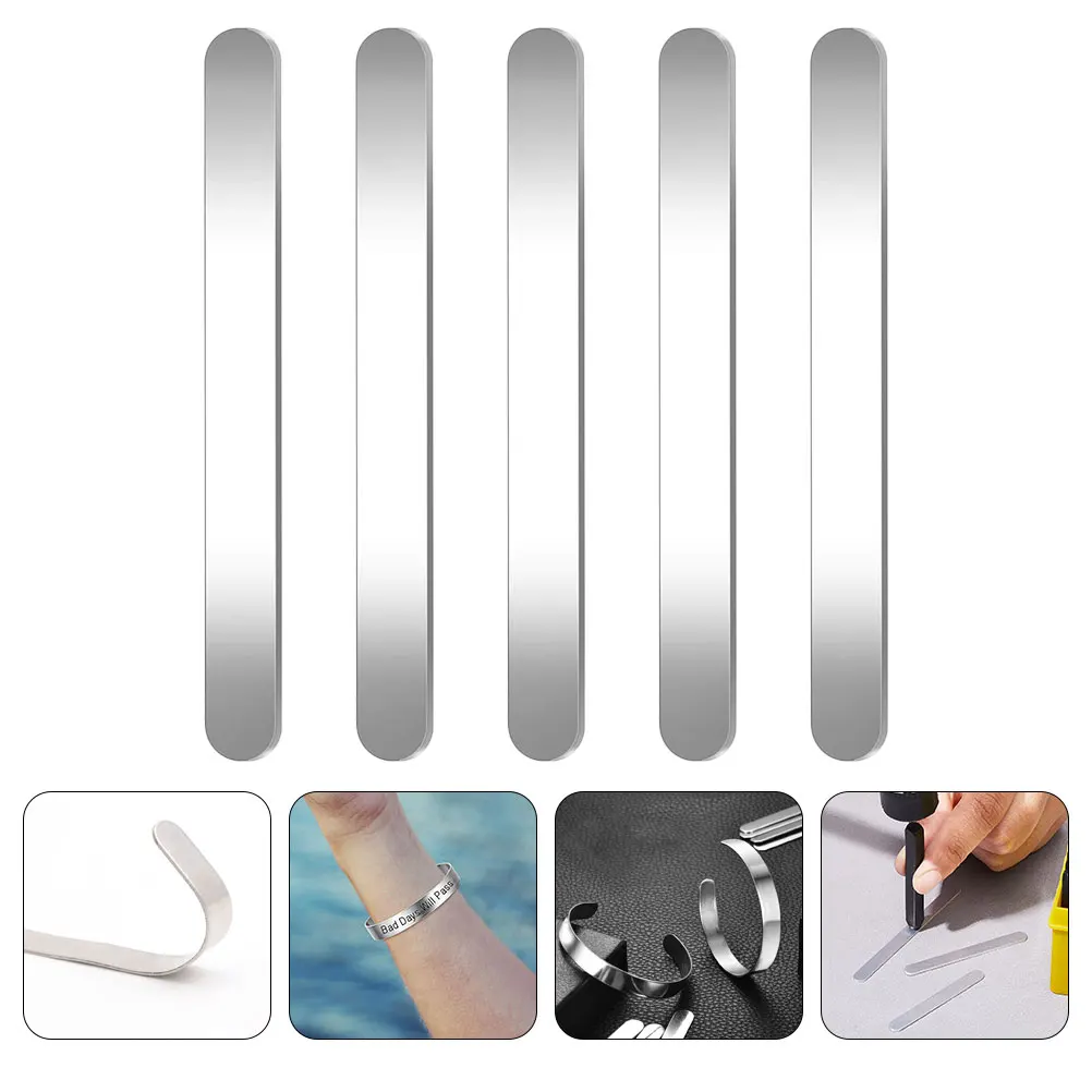 

10pcs Stainless Steel Bracelet Cores for DIY Bracelet Blanks Curved Bangle Cuff Jewelry Making Supplies