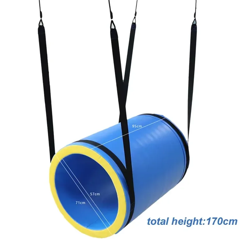 Soft Sensory Swing for Autism Children Indoor Bucket Seat Therapy Equipment Care Training Aid Kids Developmental Support Tool