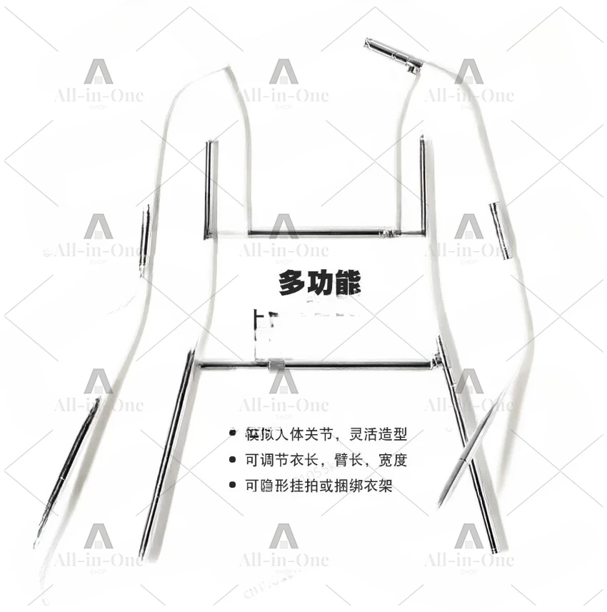 top shooting modeling rack Invisible hanging photo hanger clothing photography prop model display
