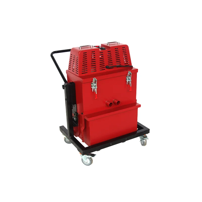 High Power Industrial Dry Vacuum Cleaner 220V 380V for Road Construction Specialized Dust Collection System for Machinery