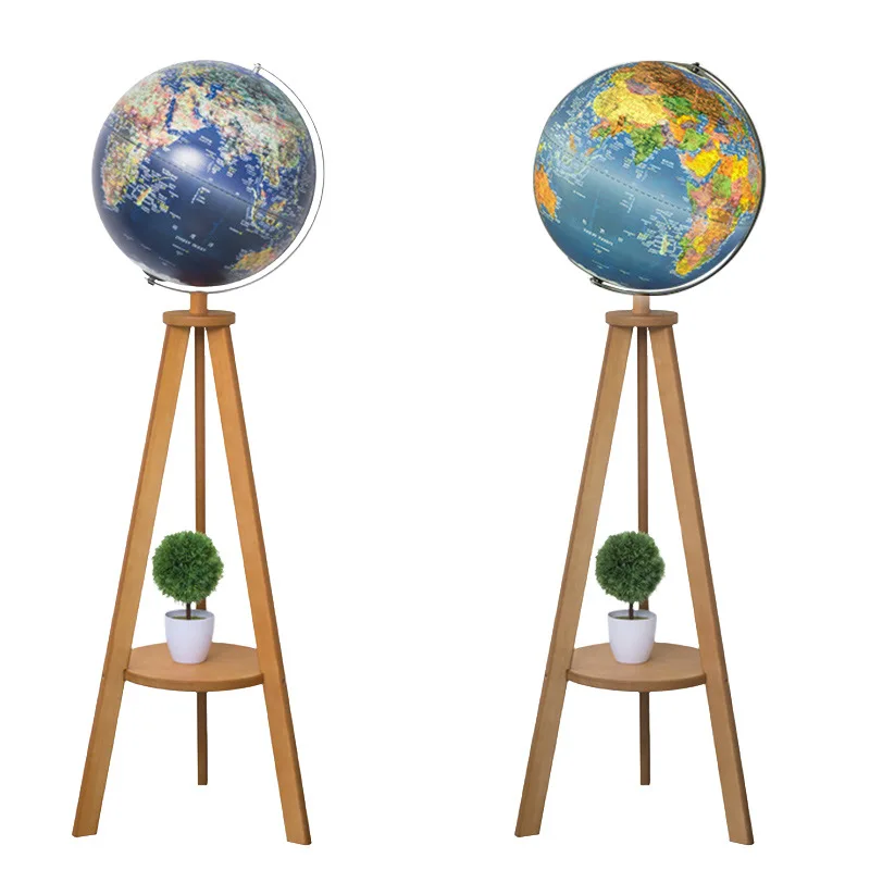 

Large high-end office with lamp, study, living room decoration, tripod decoration, globe ornament
