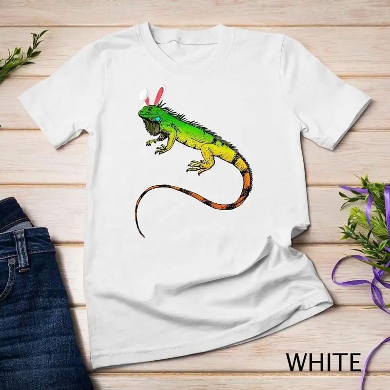 

Funny Easter Bunny Iguana T Shirt For Lizard Lovers Unisex T shirt
