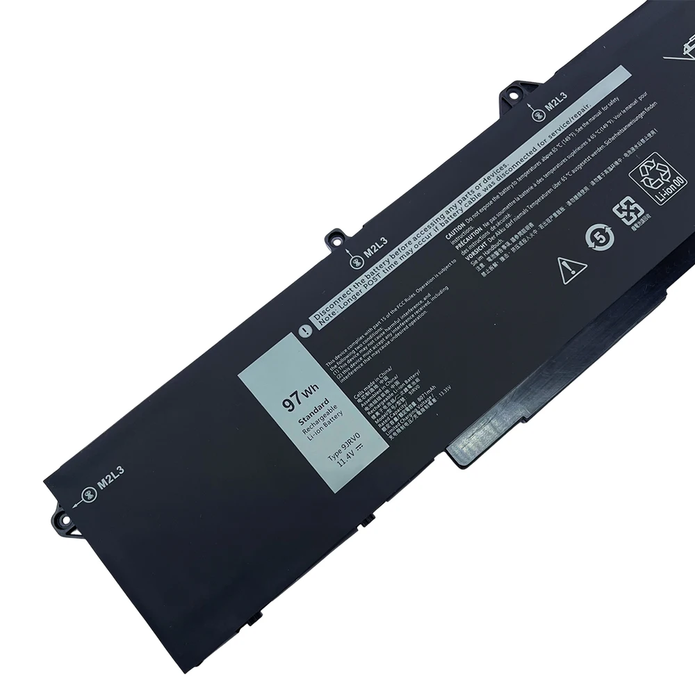 Original New Laptop Battery 9JRV0 11.4V 97Wh 8071mAh For Dell Alienware M17 R5 AMD Latitude 5521 5531 Precision 3561 3571 3581
