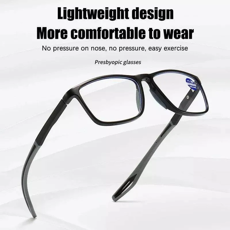 3PCS Lesebrille Männer Anti Blau Presbyopie Brillen Antifatigue Computer Brillen + 1,0 + 1,5 + 2,0 + 2,5 + 3,0 + 3,5 + 4,0 – Detail 4
