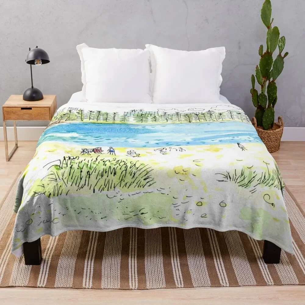 

Shelly Beach - Manly Throw Blanket Sofas Decorative Beds Soft Beds Cute Plaid Blankets