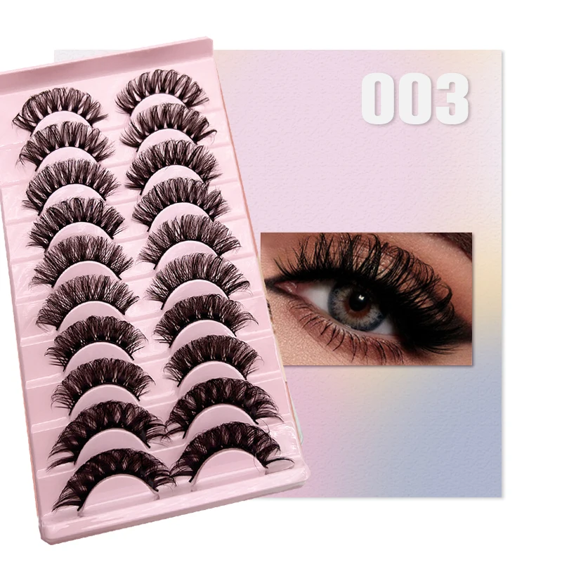 Wimpern, Künstliche Wimpern, Russische Streifenwimpern, Falsche Wimpern, Biche Eyes, Wimpernverlängerung, Russisches Volumen, Russische Wimpern – Detail 4
