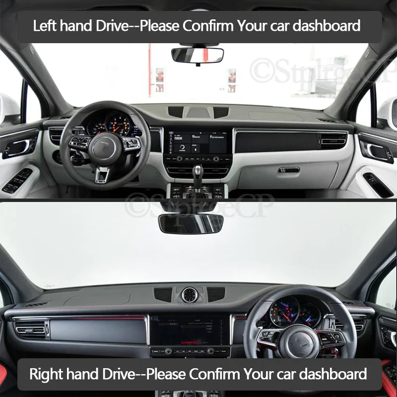 Anti-Slip Anti-UV Mat Dashboard Cover Pad Shade Dashmat Protect Carpet Accessories 2018 for Porsche Macan 2014~2020 Turbo GTS S - view 3