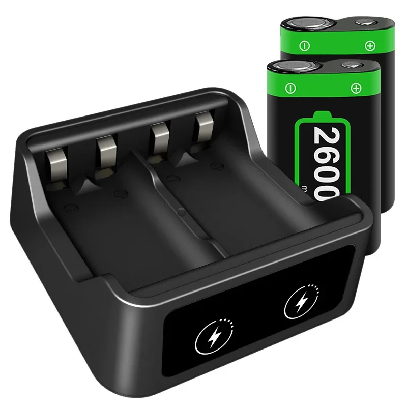 

2600 mAh Rechargeable Battery Pack for Xbox Series X|S/Xbox One/X/S/Elite Wireless Controller Gamepads with USB Mini Charger