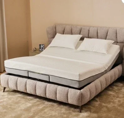 

Adjustable Bed Base Frame Head and Foot Incline Quiet Motor King Size Zero Gravity